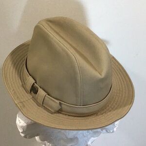 Country Gentleman Men's Tan Fedora Hat size L